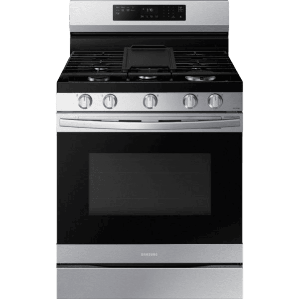 Samsung Smart Freestanding Gas Range in Stainless Steel