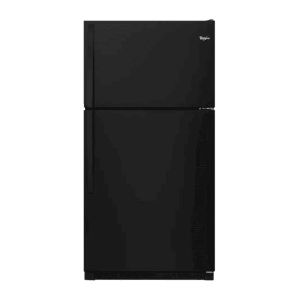 Whirlpool 20.5 cu. Ft. Top Freezer Refrigerator in Black