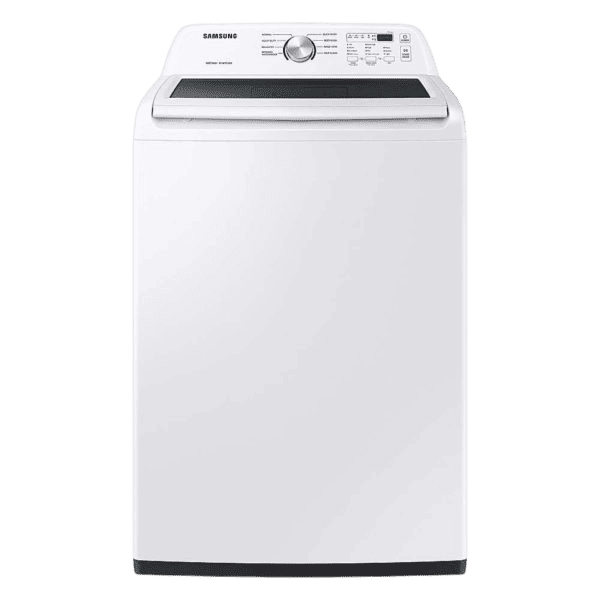 Samsung 4.4 cu. ft. Top Load Washer with Agitator and Vibration Reduction in White